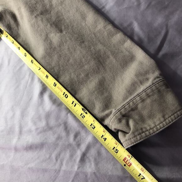 40 Grit by Duluth Trading Men's Tan Canvas Work Chore Jacket Standard Fit S - Picture 9 of 14